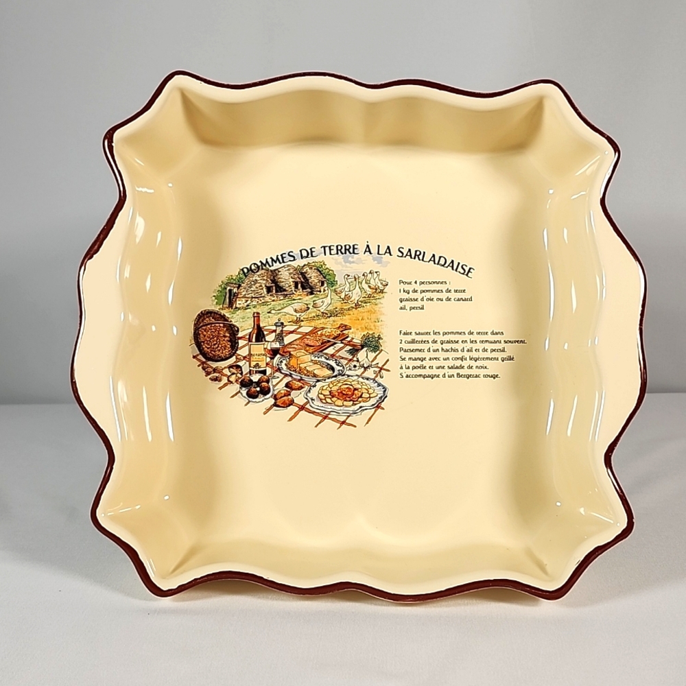 vintage baking dish
